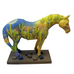 The Trail of Painted Ponies 1523 Saguaro Stallion Sculpture 2005 Limited Edition